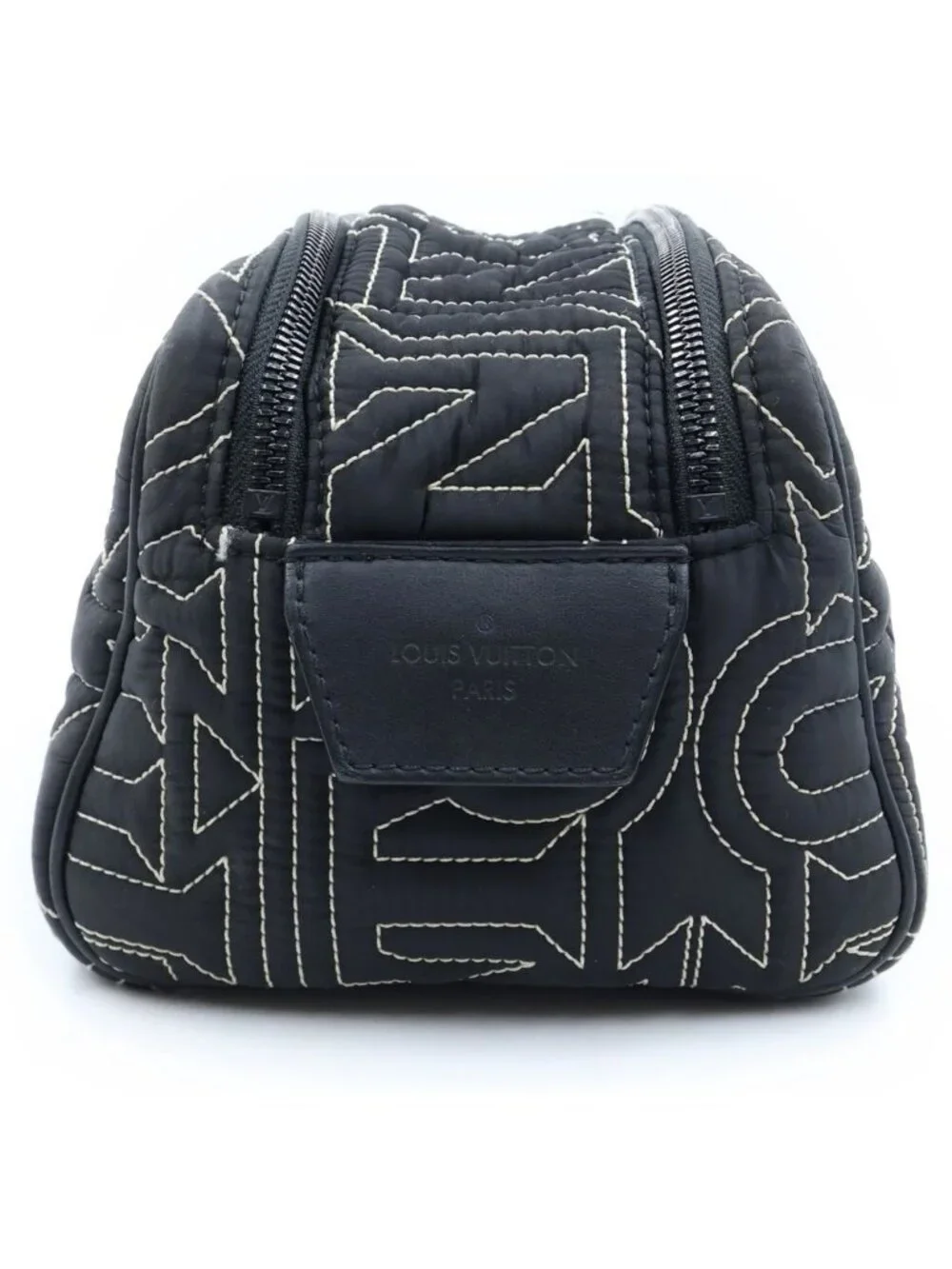 Louis Vuitton Dopkit Snow Clutch Black Nylon